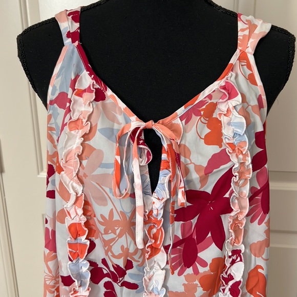 Vintage Oscar de la Renta ruffled nightgown - Picture 2 of 4